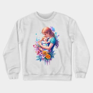 best mom Crewneck Sweatshirt